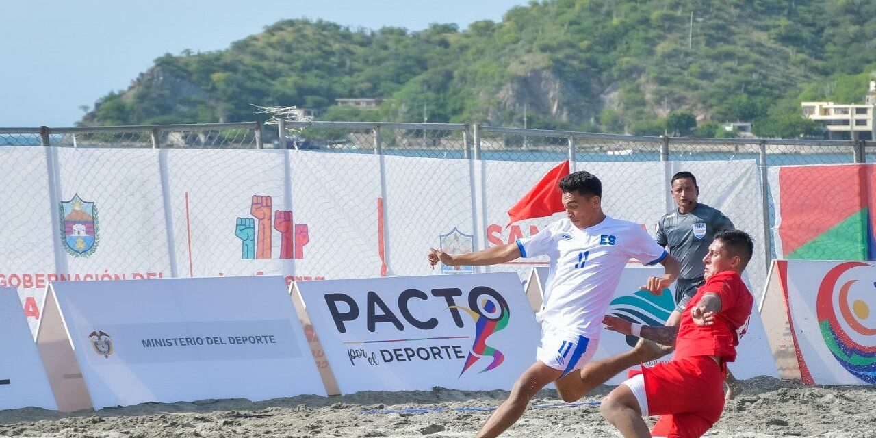 El Salvador, primer finalista del fútbol playa en los Juegos