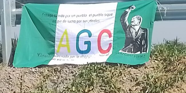 Carteles de grupo armado alarma la comunidad de El Pantano
