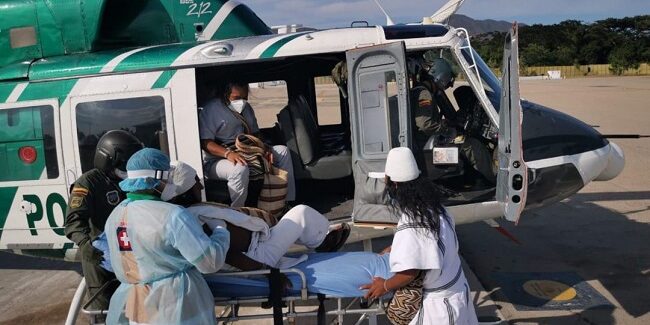 Mujer indígena Arhuaca fue trasladada de urgencia a Santa Marta