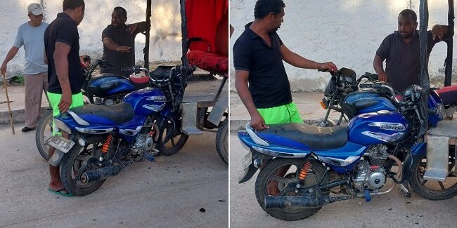 Un herido en choque de motos en Pivijay