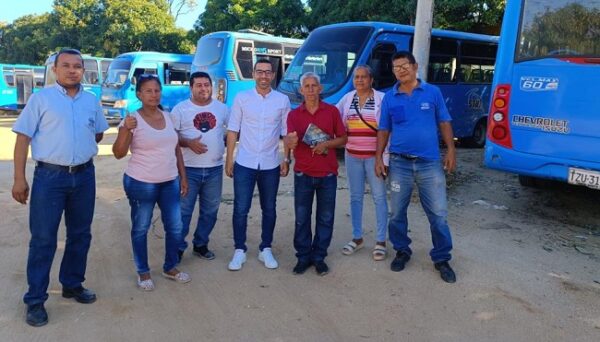 Constataron cumplimiento de ruta de transporte público hacia El Curval (1)