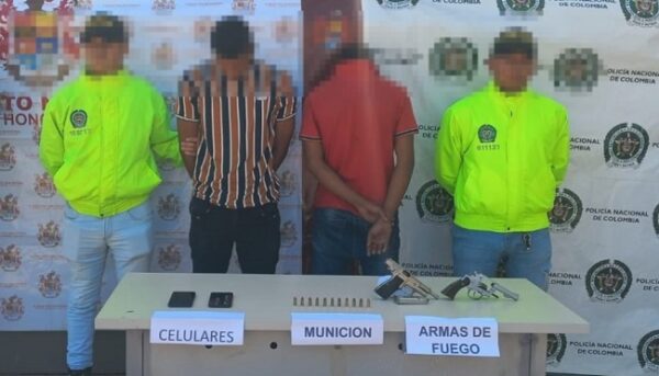 Un joven y un menor fueron capturados con armas en Plato