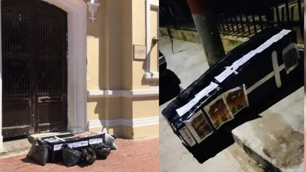 Zozobra y pánico en Chimila por hallazgo de ataúd en medio de la calle