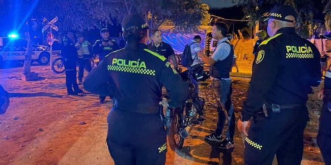 Seis capturado por la Policia en toma de los barrios de la ciudad
