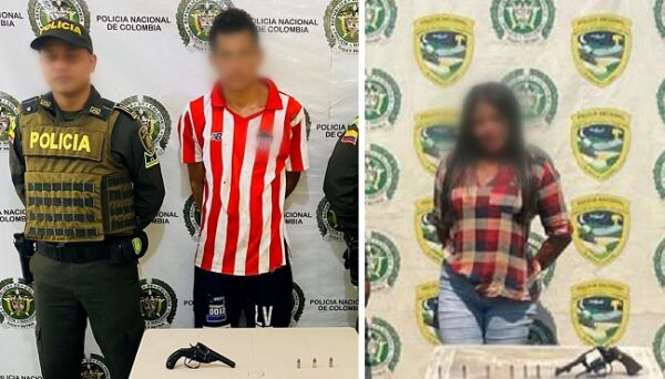Capturados un hombre y una mujer con armas ilegales