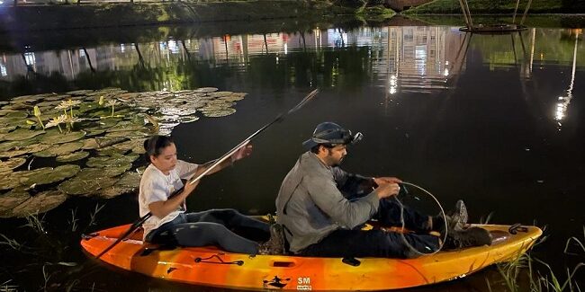 Corpamag y Dadsa monitorean para verificar condiciones de babilla del Parque del Agua