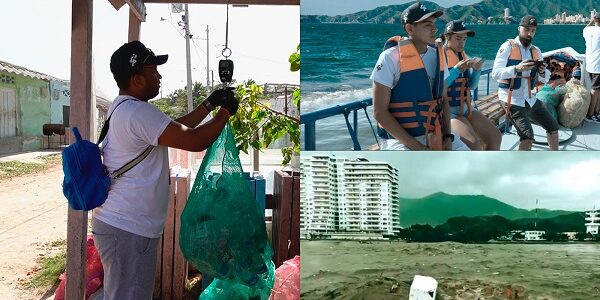 Destinan grupo de colaboradores para recolectar plástico en la bahía de Santa Marta