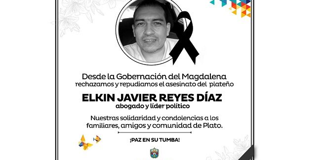 Gobernador rechaza asesinato de abogado y pide investigación a las autoridade