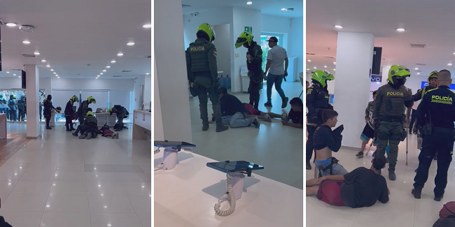 No eran ladrones, eran inchas que buscaban refugio Comando Policía Metropolitana