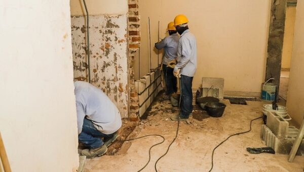 Avanzan obras de adecuación y mejoras del Laboratorio de Salud Pública Departamental