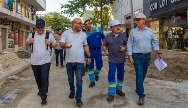Setp y Air-e verificaron proceso de soterrado de redes en obra de la Campo Serrano