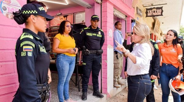 Socializado con comerciantes de la Campo Serrano estrategias para reforzar la seguridad en el sector