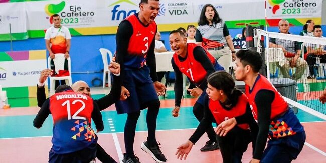 Equipo de voleibol sentado del Magdalena es protagonista de los Juegos Paranacionales 2023