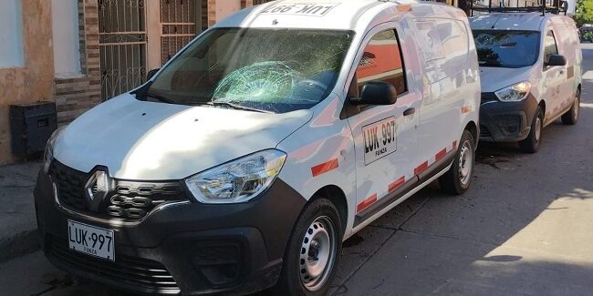 Usuario con deuda de más de $21 millones atentó contra vehículo contratista de Air-e