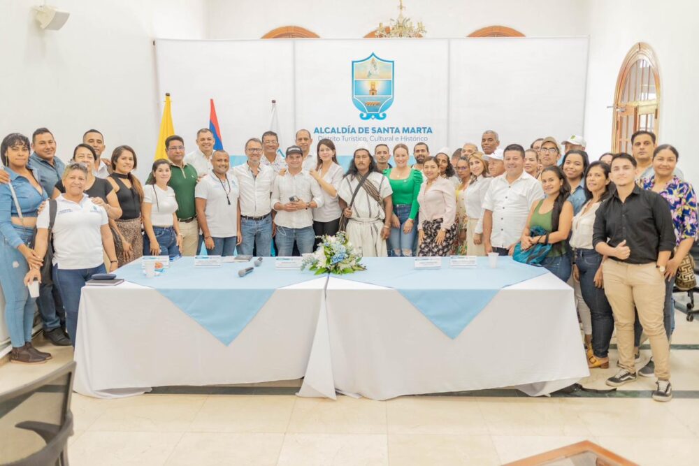 Segunda mesa de trabajo de Alcaldía Distrital de Santa Marta con ...