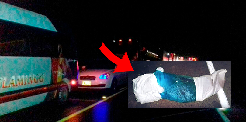 muerto encontrado en sacos