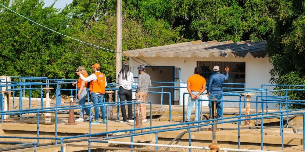 52.204 plateños más cerca de recibir agua potable gracias a la planta de tratamiento que dejó contratada Carlos Caicedo FOTO 1