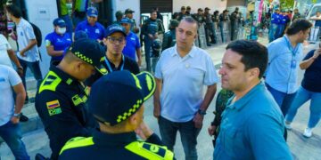 Distrito refuerza operativos integrales de seguridad en el Centro Histórico de Santa Marta