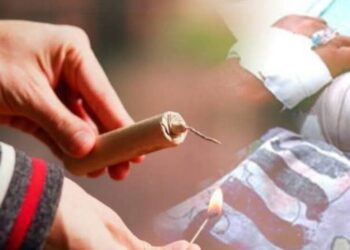 Alarma nacional por pólvora: 825 personas quemadas en diciembre, 267 son menores