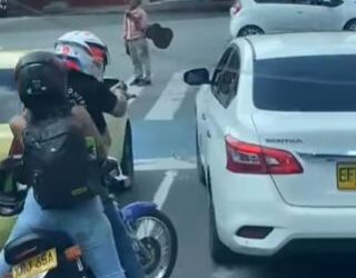 Intento de robo en Cali terminó en disparos contra un vehículo