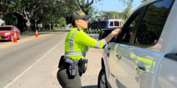 Policía de Tránsito refuerza nueve puestos de control en vías del Magdalena