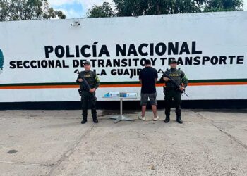 Capturan a presunto expendedor de drogas en la Troncal del Caribe, en La Guajira