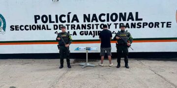 Capturan a presunto expendedor de drogas en la Troncal del Caribe, en La Guajira