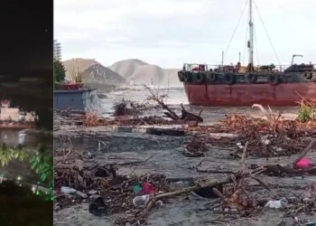 Pánico en Santa Marta: embarcación quedó varada en la playa Los Cocos
