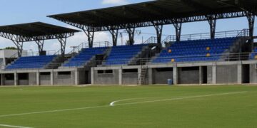 La construcción del estadio san mateo alcanzó avance del 70 % de la obra