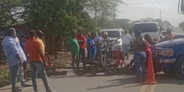 Protesta genera tensión en Paraguachón y afecta paso fronterizo