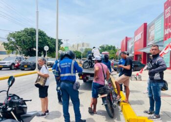 En los primeros 40 días del año, van más de 1.300 comparendos por infracciones de tránsito