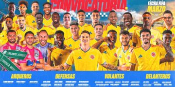 Convocados a la Seleción Colombia para los partidos amistosos vs. Croacia y Francia en Marzo