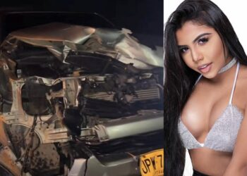 Cantante Natalia Curvelo sufrió accidente en vías del Cesar