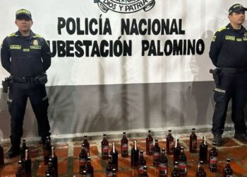 Incautaron 36 botellas de licor de contrabando en la vía Santa Marta – Riohacha
