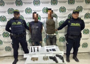 Caen dos presuntos integrantes del Clan del Golfo armados en zona rural de Puebloviejo