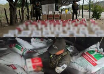 Incautan millonario cargamento de contrabando en vías de La Guajira