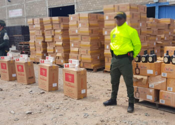 15 mil cajetillas de cigarrillo y 300 botellas de ‘ron’fueron incautadas por las autoridades