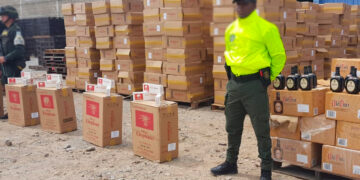 15 mil cajetillas de cigarrillo y 300 botellas de ‘ron’fueron incautadas por las autoridades