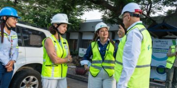 El puerto de Santa Marta recibe la visita de la ministra de Transporte, María Fernanda Rojas