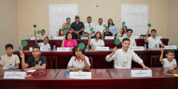 Niños y adolescentes tomaron la palabra en el Concejo de Ciénaga