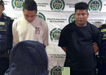 Capturan a dos presuntos ladrones tras robo en pleno Centro de Ciénaga