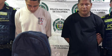Capturan a dos presuntos ladrones tras robo en pleno Centro de Ciénaga