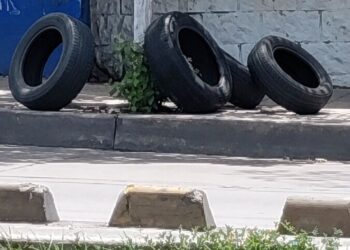 Alerta en Barranquilla por aparición de llantas en distintos puntos de la ciudad antes de conocerse resultados electorales