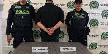 Capturado con un revólver y una pistola en Ciénaga