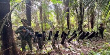 Golpe contundente al ELN en Arauca: Ejército neutraliza arsenal con más de 120 kilos de explosivos