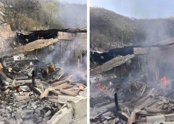 Incendio consumió una vivienda en Gaira y dejó a una familia sin hogar ni pertenencias