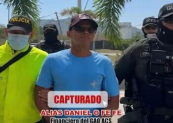 Capturan en Santa Marta a presunto jefe financiero de ‘Los Pachencas’