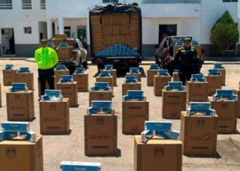 Golpe al contrabando en La Guajira: incautan más de 173.000 cajetillas de cigarrillos