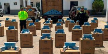 Golpe al contrabando en La Guajira: incautan más de 173.000 cajetillas de cigarrillos