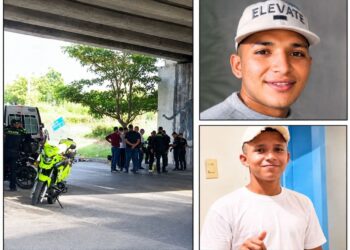 Sicarios bajaron de un carro y acribillaron a dos jóvenes bajo el Puente de La Virgencita